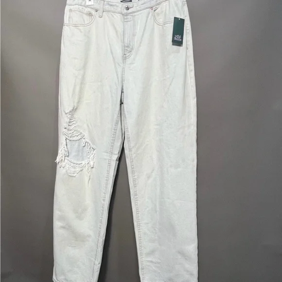 Women's High-Rise 90s Relaxed Straight Jeans - Wild Fable Size 12/30”-NWT - Picture 2 of 9